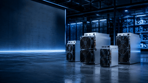 Premium Bitmain Antminer ASIC hardware supply desk banner
